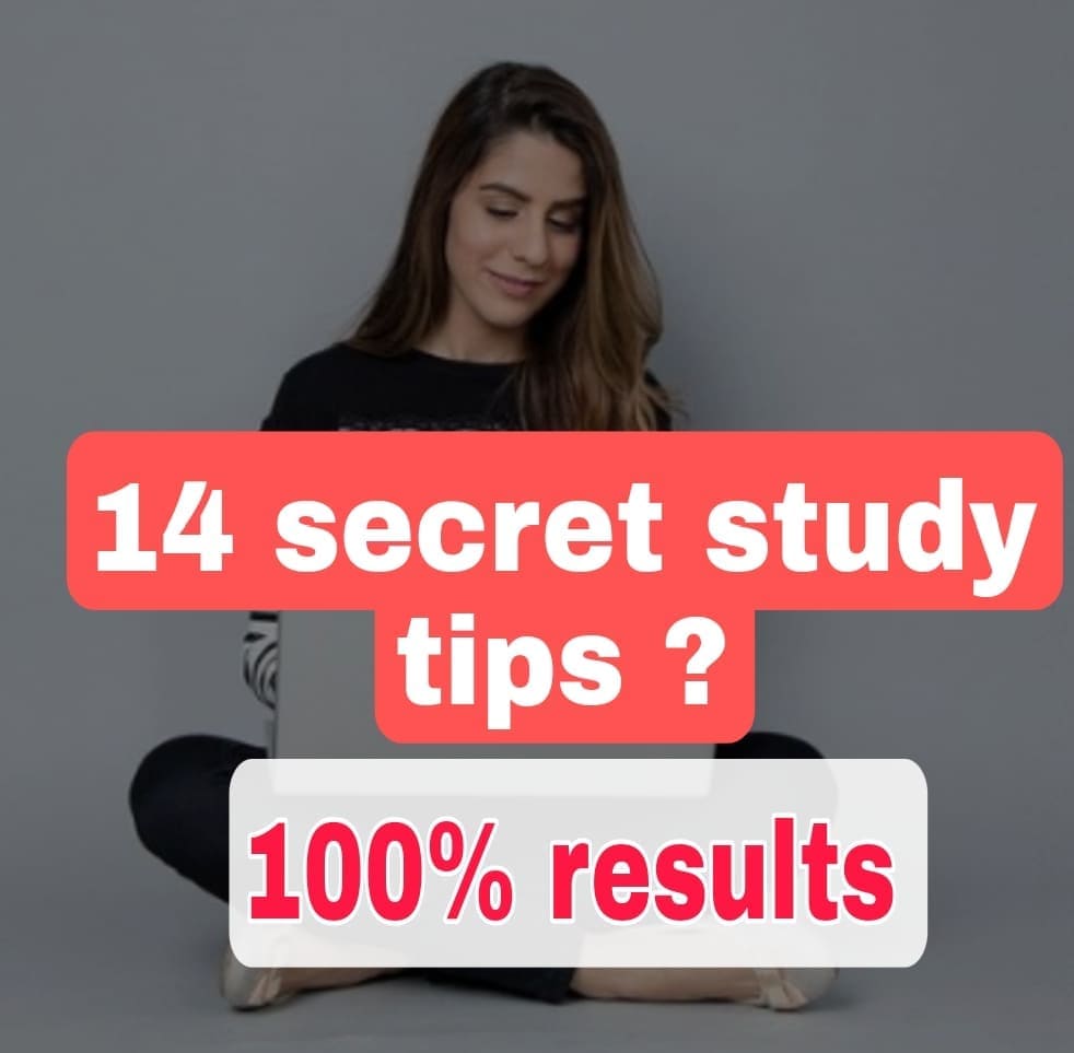 14 secret study tips for exam?