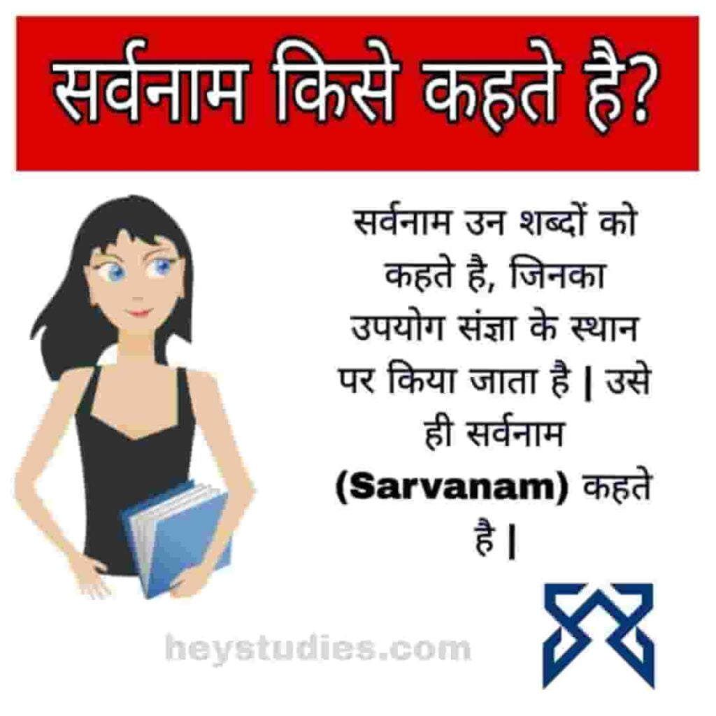 Sarvnam Kise Kahate Hain सर्वनाम की परिभाषा, भेद, उदाहरण